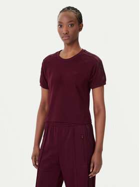 adidas adidas Marškinėliai Lace Cali KC6453 Vyšninė Regular Fit