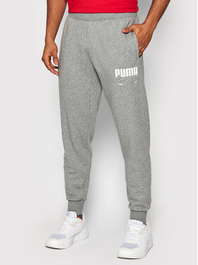 Puma Puma Spodnie dresowe Rebel Cl 585751 Szary Regular Fit