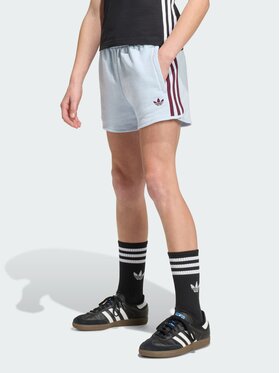 adidas adidas Szorty materiałowe 159067 Błękitny Loose Fit