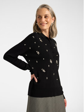 Elena Mirò Elena Mirò Sweter M010Z000769N033 Czarny Regular Fit