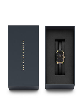 Daniel Wellington Ročna Ura Quadro Pressed DW00100560 Črna