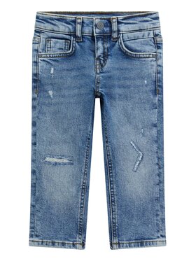 Guess Kids Guess Kids Spodnie materiałowe 177337 Niebieski Regular Fit