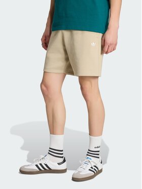 adidas adidas Szorty materiałowe 164781 Beżowy Regular Fit