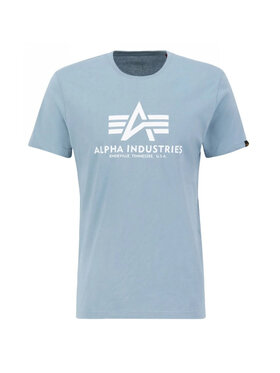 Alpha Industries Alpha Industries T-Shirt AI.100501-134 Niebieski Basic Fit