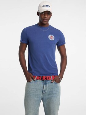 Guess Jeans Guess Jeans T-Shirt 177441 Modrá Classic Fit