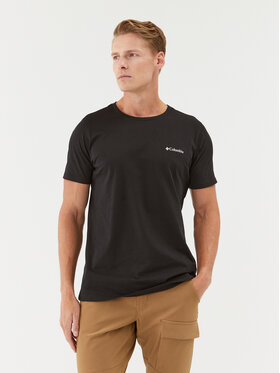 Columbia Columbia Tričko CSC™ Seasonal Logo Tee Čierna Regular Fit