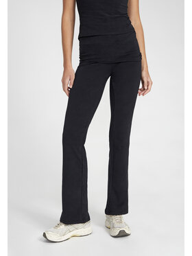 Style Republic Style Republic Legginsy Foldover Pants Czarny Athletic Fit