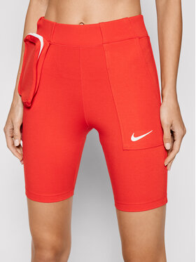 Nike Nike Cyklistické šortky Sportswear Tech Pack CU5785 Červená Slim Fit