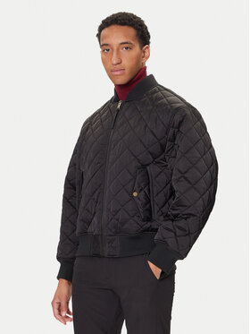 HUGO HUGO Bomber striukė Bicol2541 50546226 Juoda Regular Fit