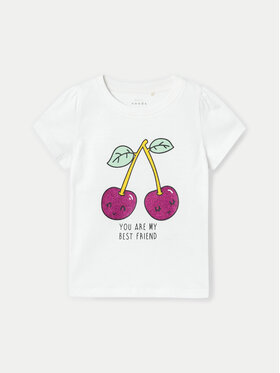 NAME IT NAME IT Marškinėliai Vibeke 13228146 Balta Regular Fit