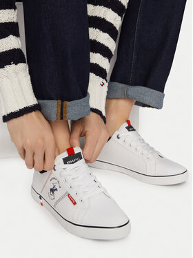 Beverly Hills Polo Club Beverly Hills Polo Club Sneakers aus Stoff CEO- JULIO-01 VSS Weiß