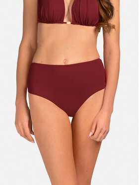 Miss Lou Miss Lou Dół od bikini D-TT1-BRD Bordowy