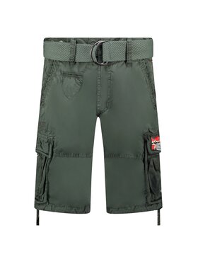 Geographical Norway Geographical Norway Bermudy SX1425H/GNO-Storm Brązowy Regular Fit