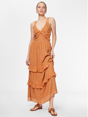 TWINSET TWINSET Robe d'été 231TT2050 Orange Regular Fit