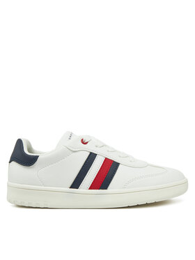 Tommy Hilfiger Tommy Hilfiger Tenisice Stripe Low Cut Lace-Up Sneaker T3X9-33850-1355 S Bijela