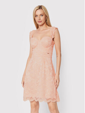 Guess Guess Coctailkleid W2YK70 KAQN0 Rosa Slim Fit