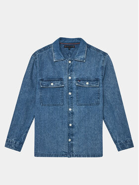 Tommy Hilfiger Tommy Hilfiger camicia di jeans Soft Denim Shirt L/S KB0KB08727 Blu Regular Fit