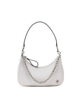 Tory Burch Tory Burch Kabelka Mercer Spazzolato Small Shoulder Bag 88188 Bílá