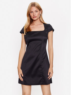 Guess Guess Vsakodnevna obleka Luna W3YK38 WFJ02 Črna Regular Fit