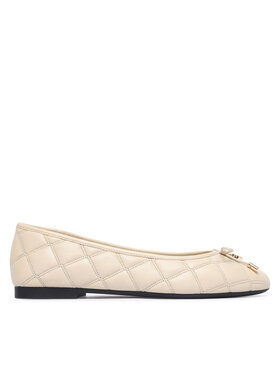 Tommy Hilfiger Tommy Hilfiger Балеринки Charm Quilted Ballerina FW0FW09503 Светлобежов
