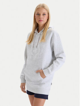 Beverly Hills Polo Club Beverly Hills Polo Club Μπλούζα W126-BHLSS-1038-40M Γκρι Regular Fit