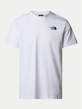 The North Face The North Face Tričko Vertical NF0A89FP Biela Regular Fit