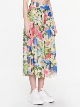 NAF NAF NAF NAF Suknja Laquarelle XENJ35 Bež Regular Fit
