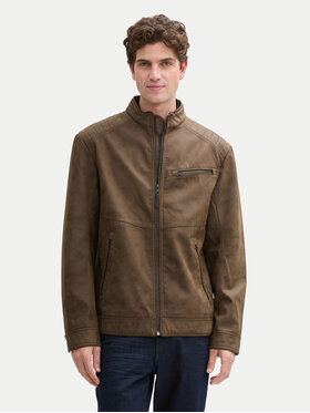 Tom Tailor Tom Tailor Яке от имитация на кожа 1044633 Кафяв Regular Fit