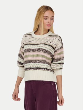 ONLY ONLY Sveter Arianne 15285832 Béžová Regular Fit