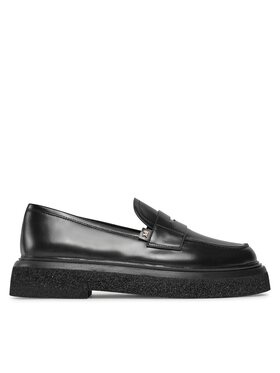 Max Mara Max Mara Loaferice Crepeloafer 23452619336 Crna