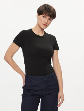 Pieces Pieces T-shirt Irene 17082526 Crna Slim Fit