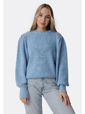 LAURELLA LAURELLA Sweter 6TU049 Niebieski Regular Fit
