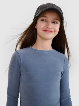 4F 4F S dlhými rukávmi 4FJWSS25TLONF430-32S Modrá Slim Fit