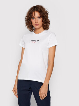 Polo Ralph Lauren Polo Ralph Lauren T-Shirt 211847078001 Biały Regular Fit