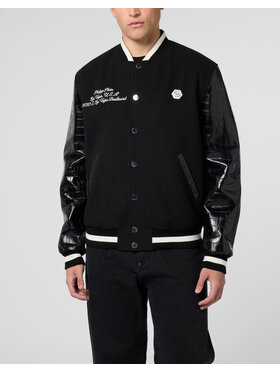 PHILIPP PLEIN PHILIPP PLEIN Bunda bomber 29071 Černá Regular Fit