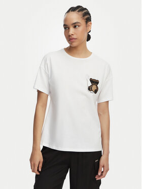 Liu Jo Liu Jo T-krekls WA6414 JS923 Balts Regular Fit