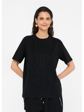 Liu Jo Liu Jo T-Shirt CF5072JS08822222 Czarny Regular Fit
