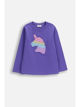 Coccodrillo Coccodrillo T-Shirt ZC5143105RGK-016 Fialová Regular Fit