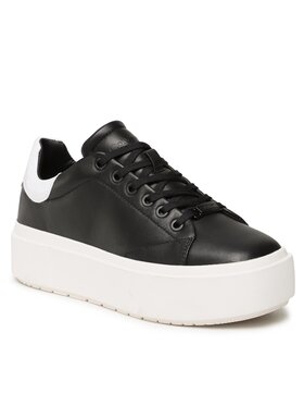 Calvin Klein Calvin Klein Sportcipő Squared Flatform Cupsole Lace Up HW0HW01775 Fekete