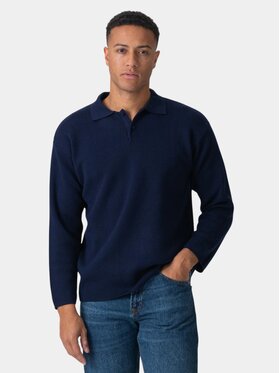 TeeShoppen TeeShoppen Polo 'Basic Collection' Granatowy Regular Fit