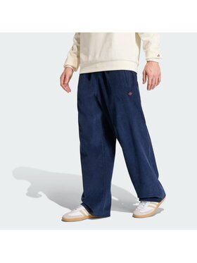 adidas adidas Spodnie materiałowe 161778 Błękitny Loose Fit
