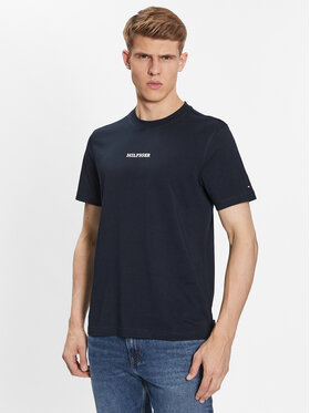Tommy Hilfiger Tommy Hilfiger T-Shirt Monotype MW0MW31538 Tmavomodrá Regular Fit