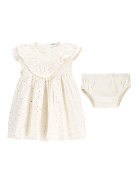 Coccodrillo Coccodrillo Kleid für den Alltag WC5128202EBG Beige Regular Fit