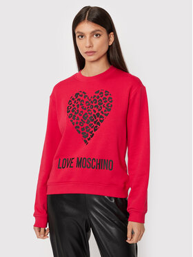 LOVE MOSCHINO LOVE MOSCHINO Bluza W630654M 4055 Czerwony Regular Fit