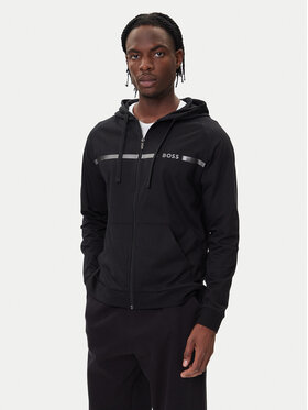 BOSS BOSS Pulóver Authentic 50550571 Fekete Regular Fit