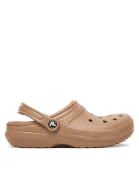 Crocs Crocs Klapki Classic Lined Clog 203591 Brązowy