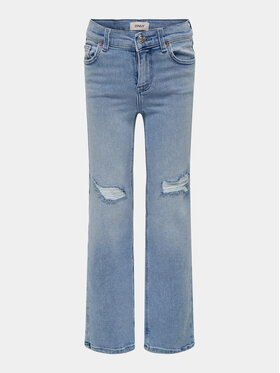 Kids ONLY Kids ONLY Jeans hlače Juicy 15300735 Modra Wide Leg