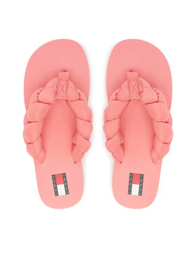Tommy Jeans Tommy Jeans Japonke Braided Thong Beach Sandal EN0EN02877 Roza