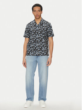 Michael Kors Michael Kors Camicia CS5405QHPL Nero Relaxed Fit