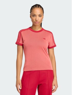 adidas adidas T-Shirt 164729 Czerwony Slim Fit